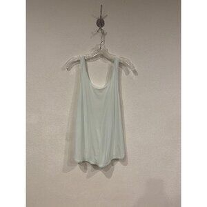 Lululemon Let It Slip Tank Top Womens 6 Green Scoop Neck Drapey Back Athletic